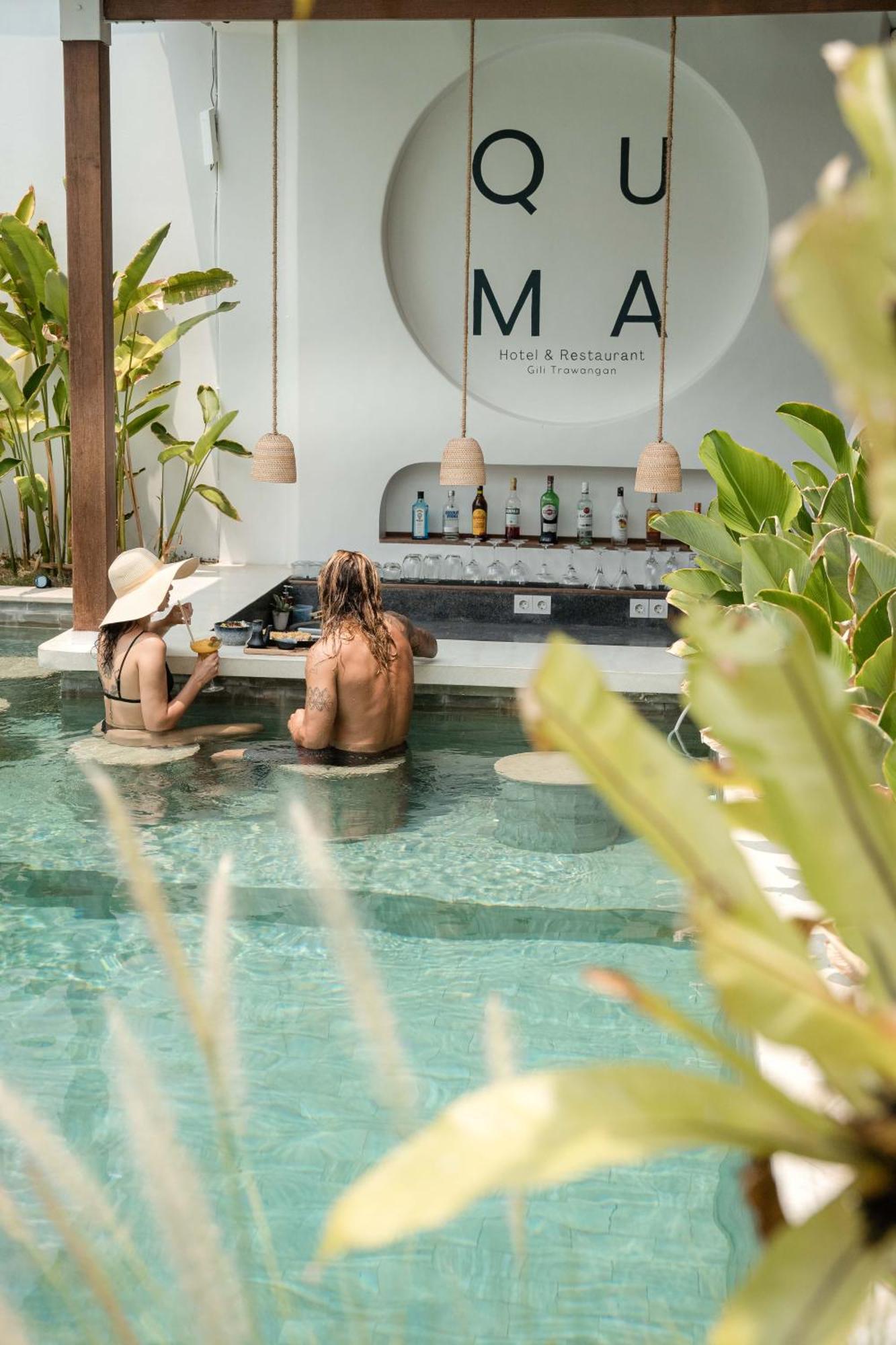 Quma Hotel Gili Trawangan Exteriör bild